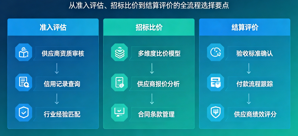 工程供应商管理软件选型指南