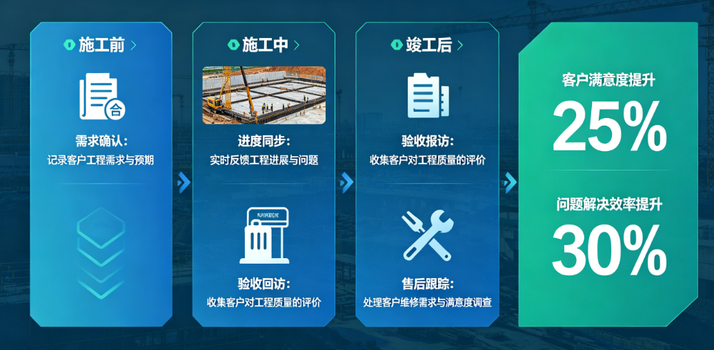 工程行业客户跟踪回访软件应用节点解析 工程行业客户跟踪回访软件应用节点解析