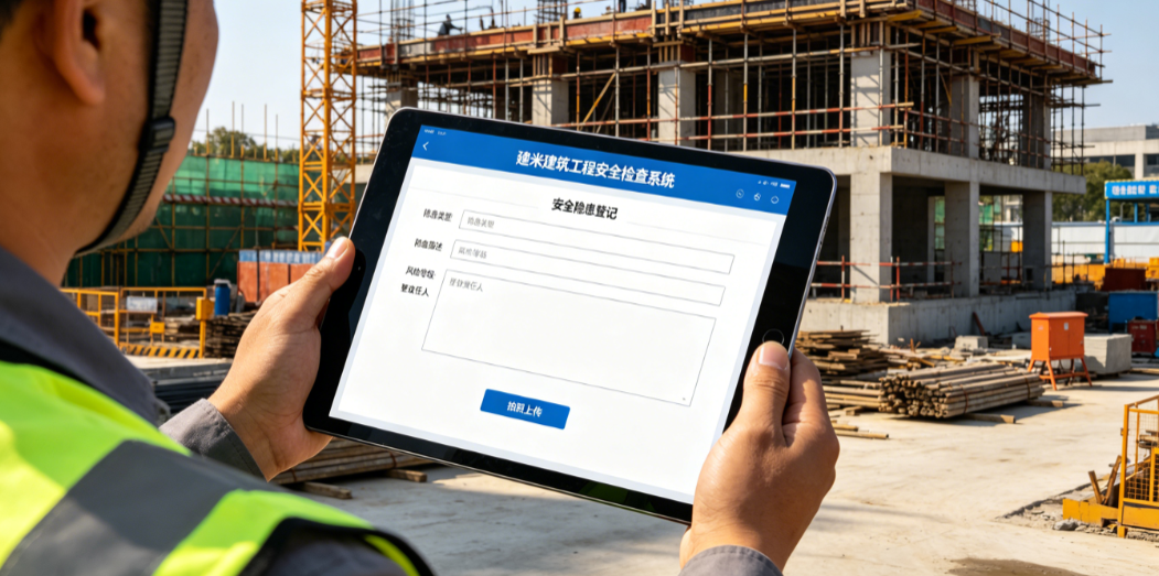建米建筑工程安全检查现场巡检
