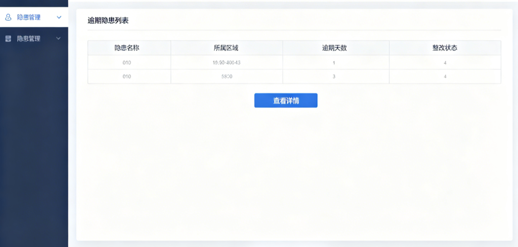 农业工程施工安全管理系统查看逾期隐患 农业工程施工安全管理系统查看逾期隐患