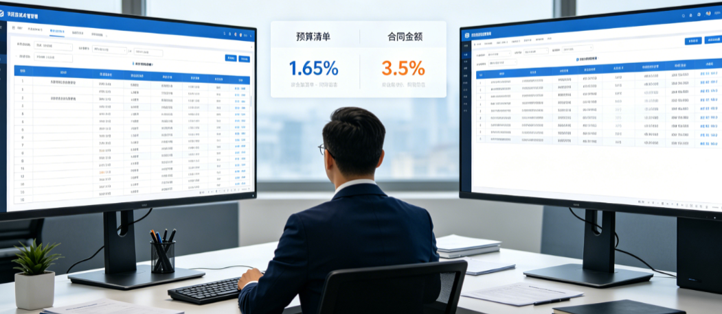 项目目标成本管理软件中成本人员核对预算清单和合同金额 项目目标成本管理软件中成本人员核对预算清单和合同金额
