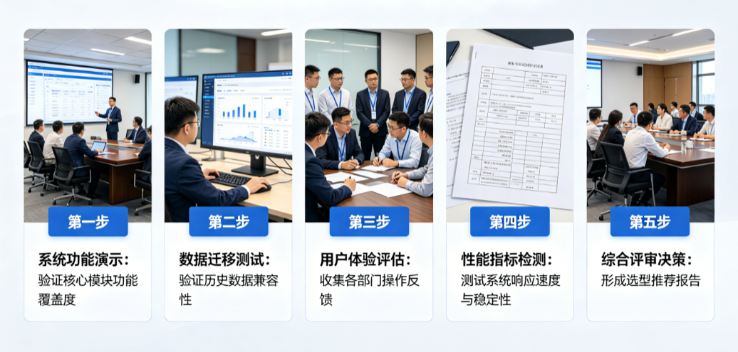 工程信息化管理系统选型现场验证流程 工程信息化管理系统选型现场验证流程