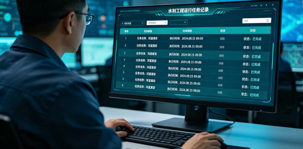 水利工程运行管理系统中项目负责人查看运行任务记录 水利工程运行管理系统中项目负责人查看运行任务记录
