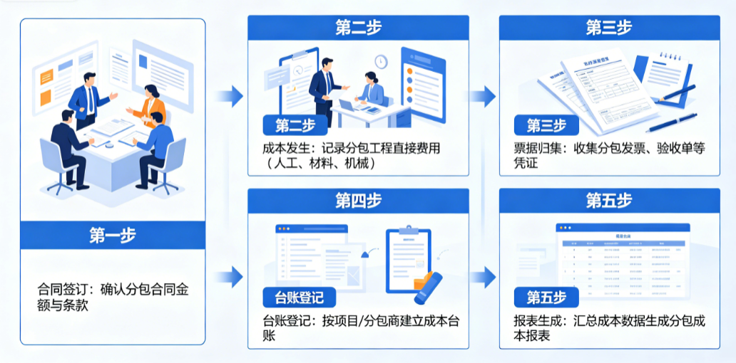 分包成本归集 分包成本归集