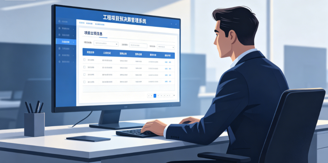 项目管理人员在工程项目预决算管理系统中查看项目立项信息 项目管理人员在工程项目预决算管理系统中查看项目立项信息