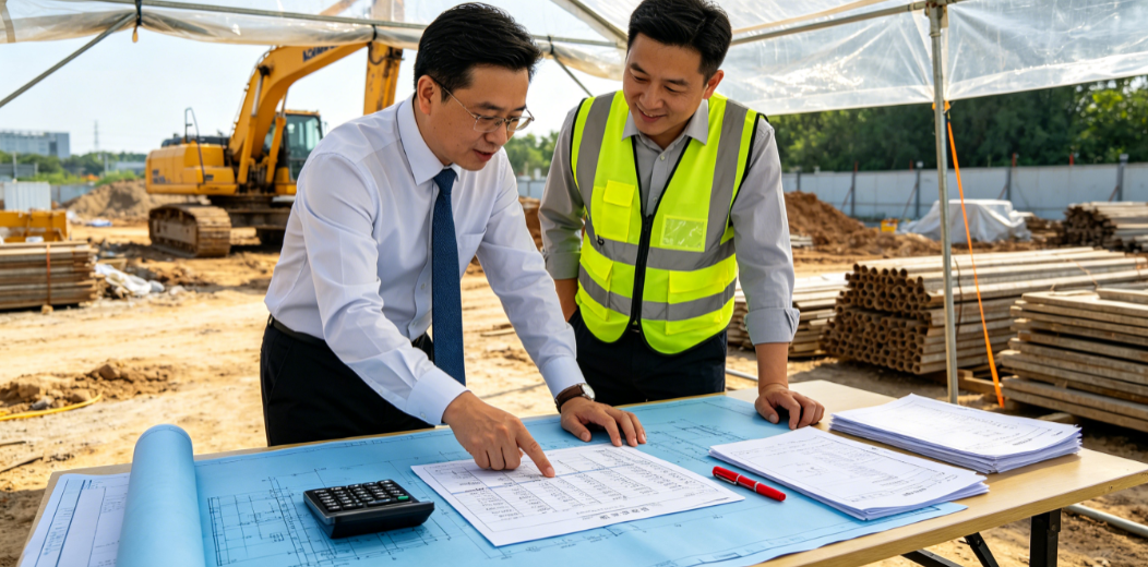 EPC项目商务造价人员在现场进行成本数据核对与签证确认 EPC项目商务造价人员在现场进行成本数据核对与签证确认