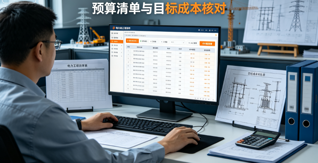 电力施工造价软件落地前造价人员核对预算清单和目标成本表 电力施工造价软件落地前造价人员核对预算清单和目标成本表