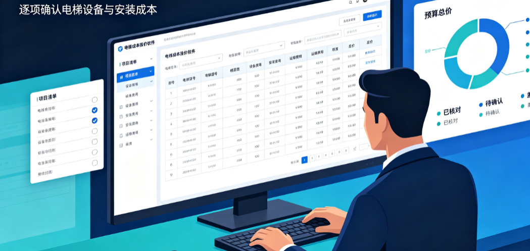 电梯成本报价软件中预算人员核对清单 电梯成本报价软件中预算人员核对清单