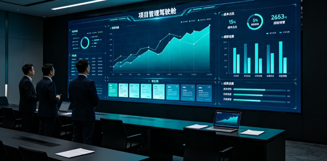 项目管理驾驶舱展示项目利润与现金流 项目管理驾驶舱展示项目利润与现金流