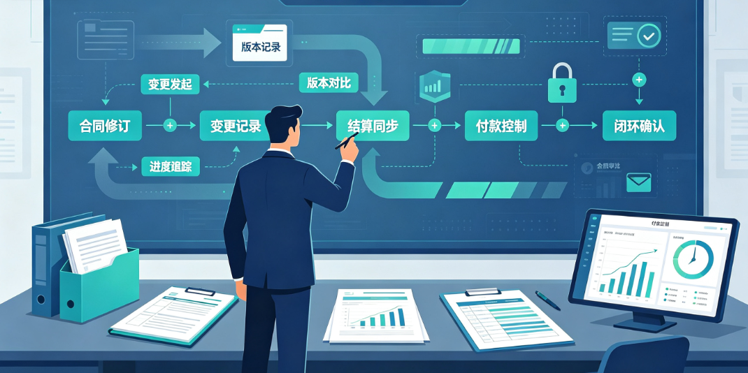 商务人员从合同变更追踪至结算和付款控制 商务人员从合同变更追踪至结算和付款控制