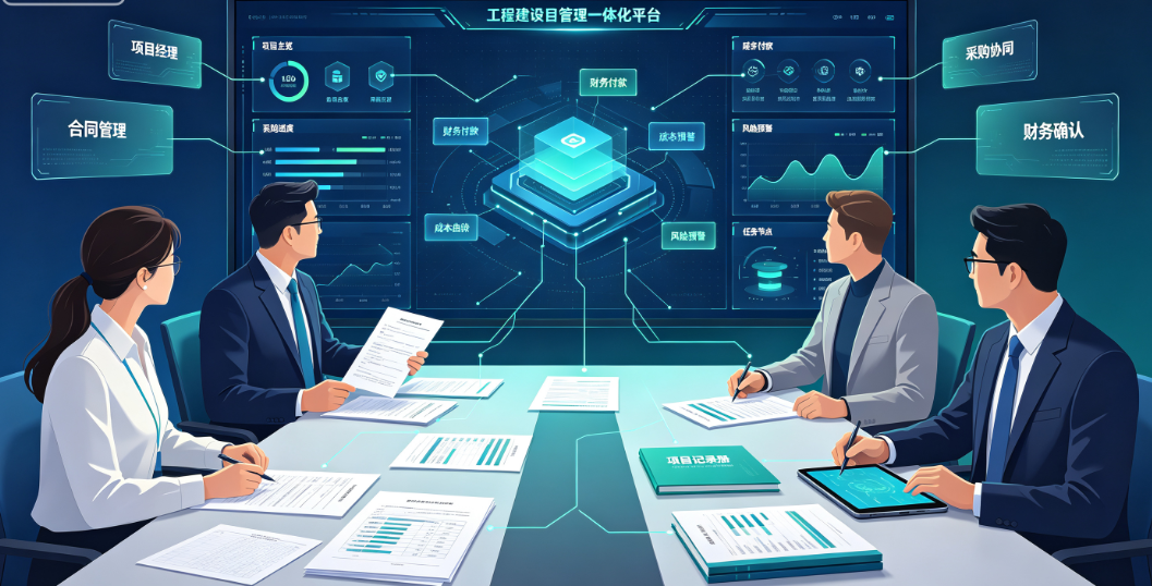 工程建设项目管理一体化平台中项目经理与合同、采购和财务人员核对项目记录 工程建设项目管理一体化平台中项目经理与合同、采购和财务人员核对项目记录