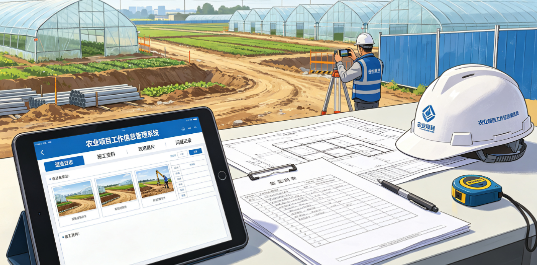 农业项目工作信息管理系统现场巡查日志与施工资料记录 农业项目工作信息管理系统现场巡查日志与施工资料记录