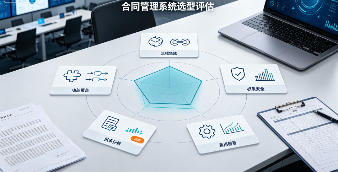 合同管理系统选型时需重点评估的五个核心维度 合同管理系统选型时需重点评估的五个核心维度