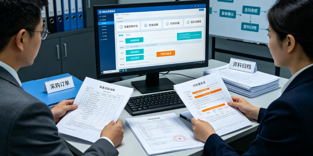 采购与合同人员按同一技改项目核对设备采购、验收和付款依据 采购与合同人员按同一技改项目核对设备采购、验收和付款依据