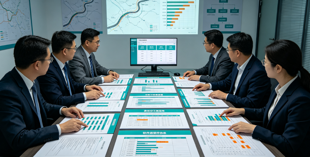 公路项目策划软件选型时项目人员核对立项资料、进度计划和责任分工 公路项目策划软件选型时项目人员核对立项资料、进度计划和责任分工