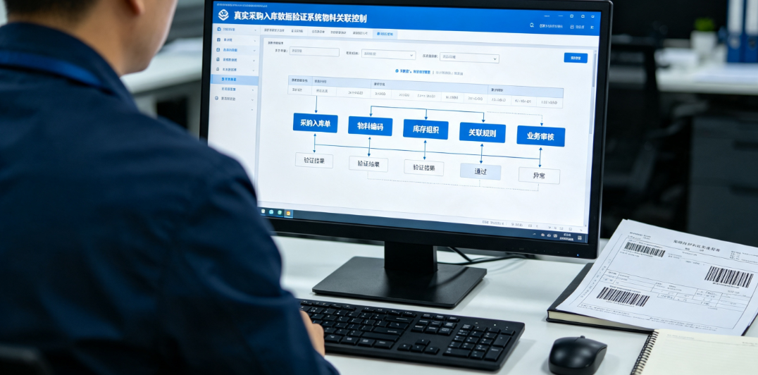 用真实采购入库数据验证系统物料关联控制 用真实采购入库数据验证系统物料关联控制