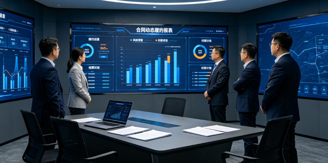 工程企业管理层通过系统查看合同动态履约报表 工程企业管理层通过系统查看合同动态履约报表