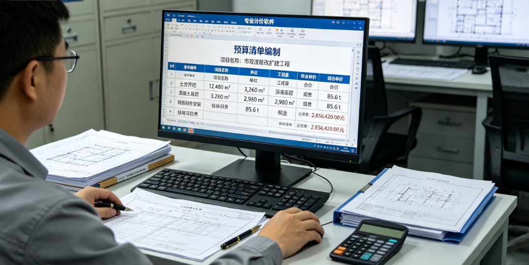 造价人员使用专业计价软件编制预算清单 造价人员使用专业计价软件编制预算清单